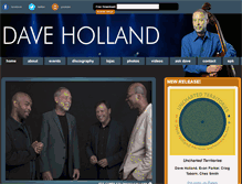 Tablet Screenshot of daveholland.com